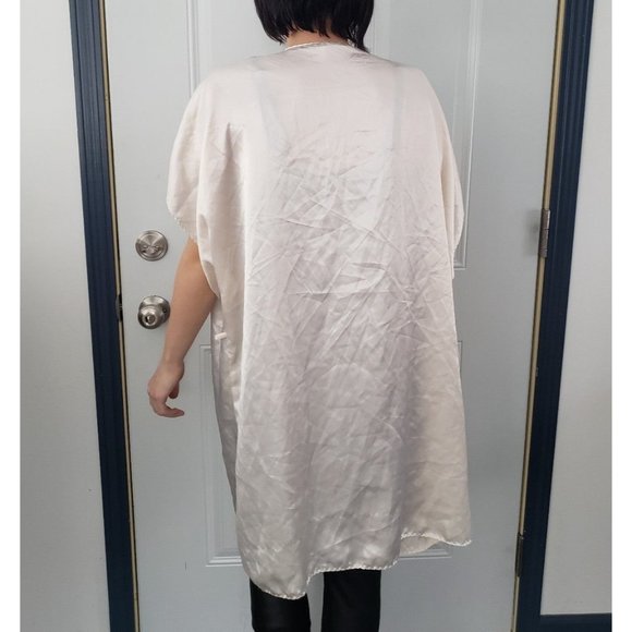 80s Pink Satin Robe - Picture 3 of 4